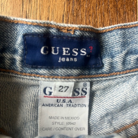 Vintage Guess Jean Short Cutoffs Women’s Sz 27 90’s Y2K Streetwear - Picture 4 of 7